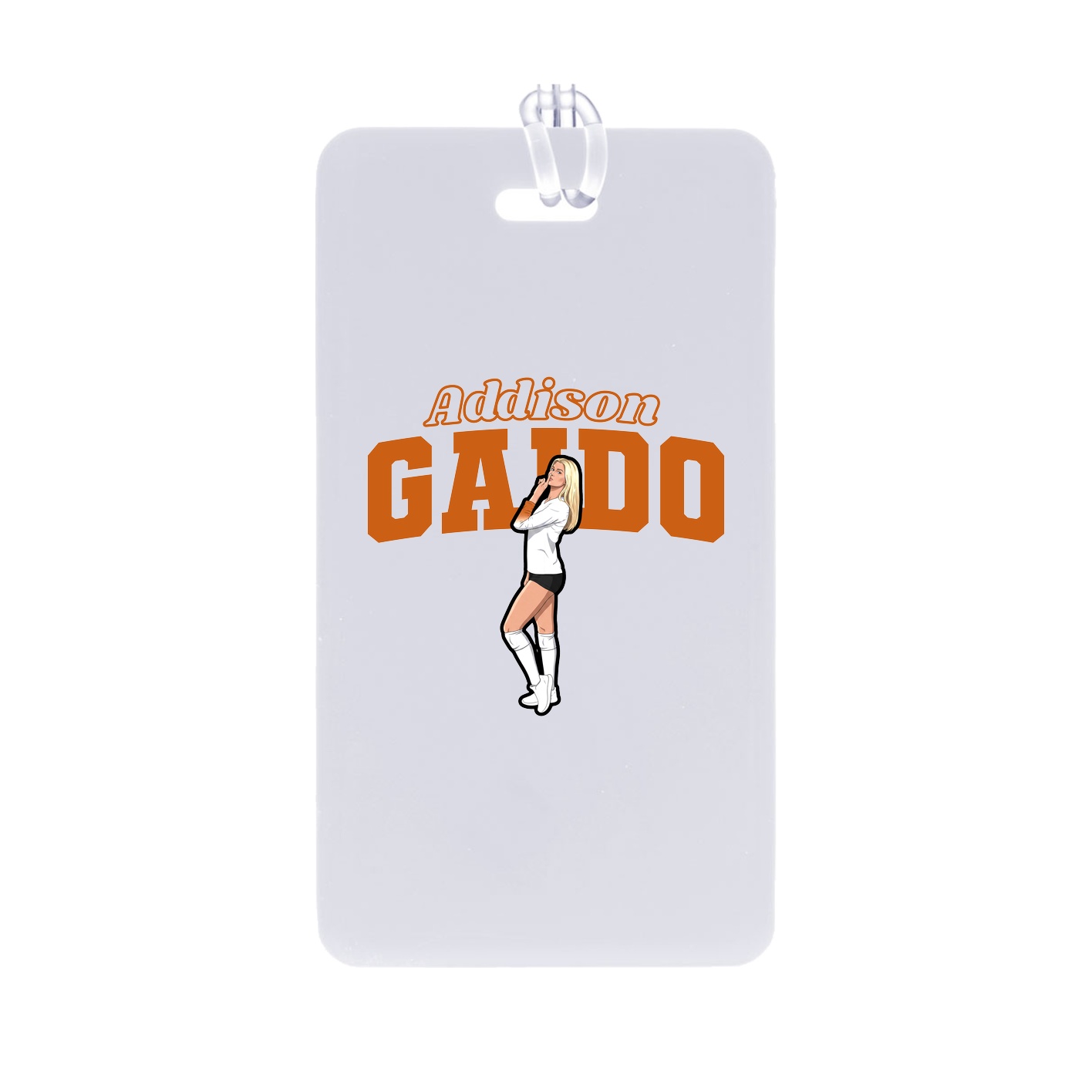 Bag Tag — Name Arch in Classic