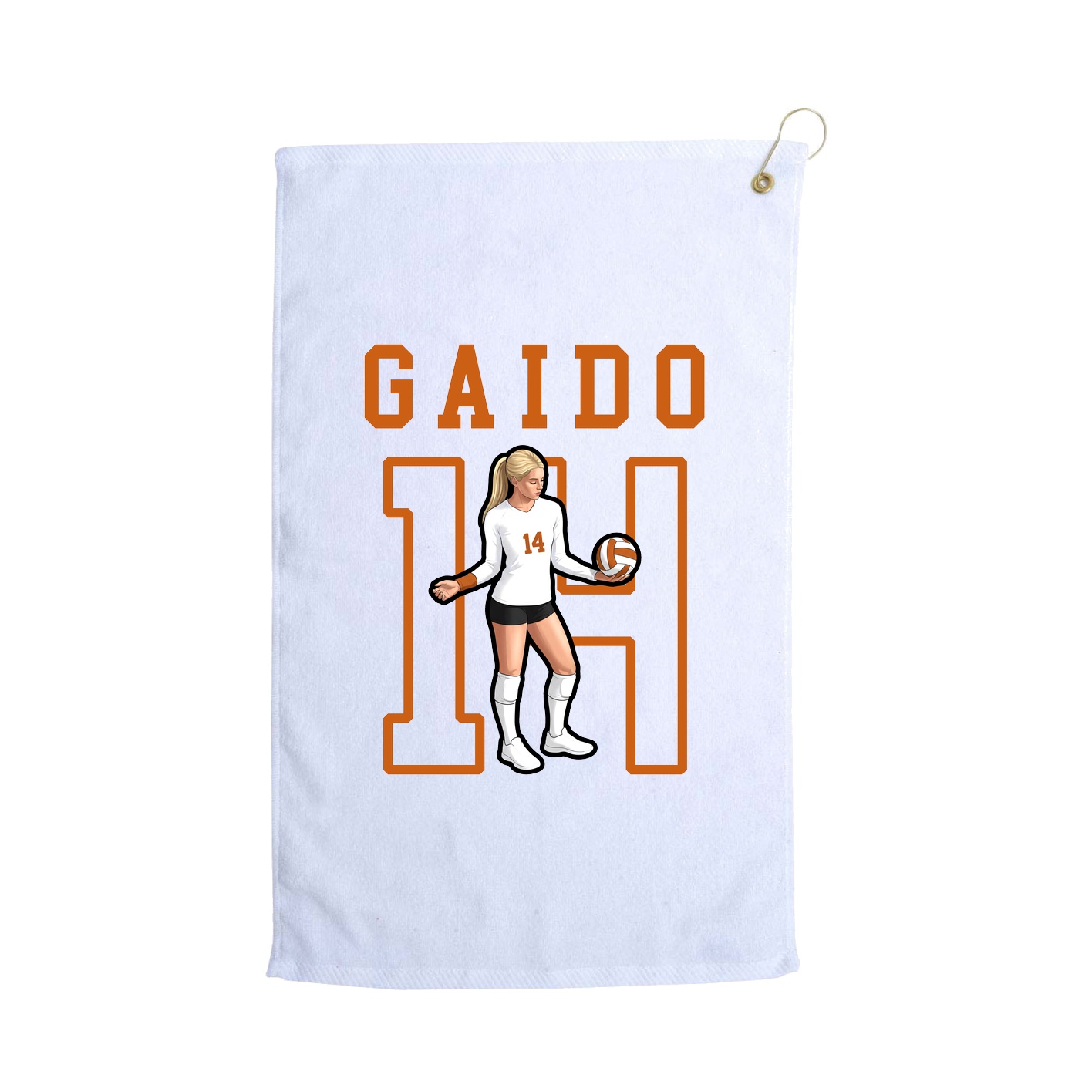 Golf Towel — Shirsey in White