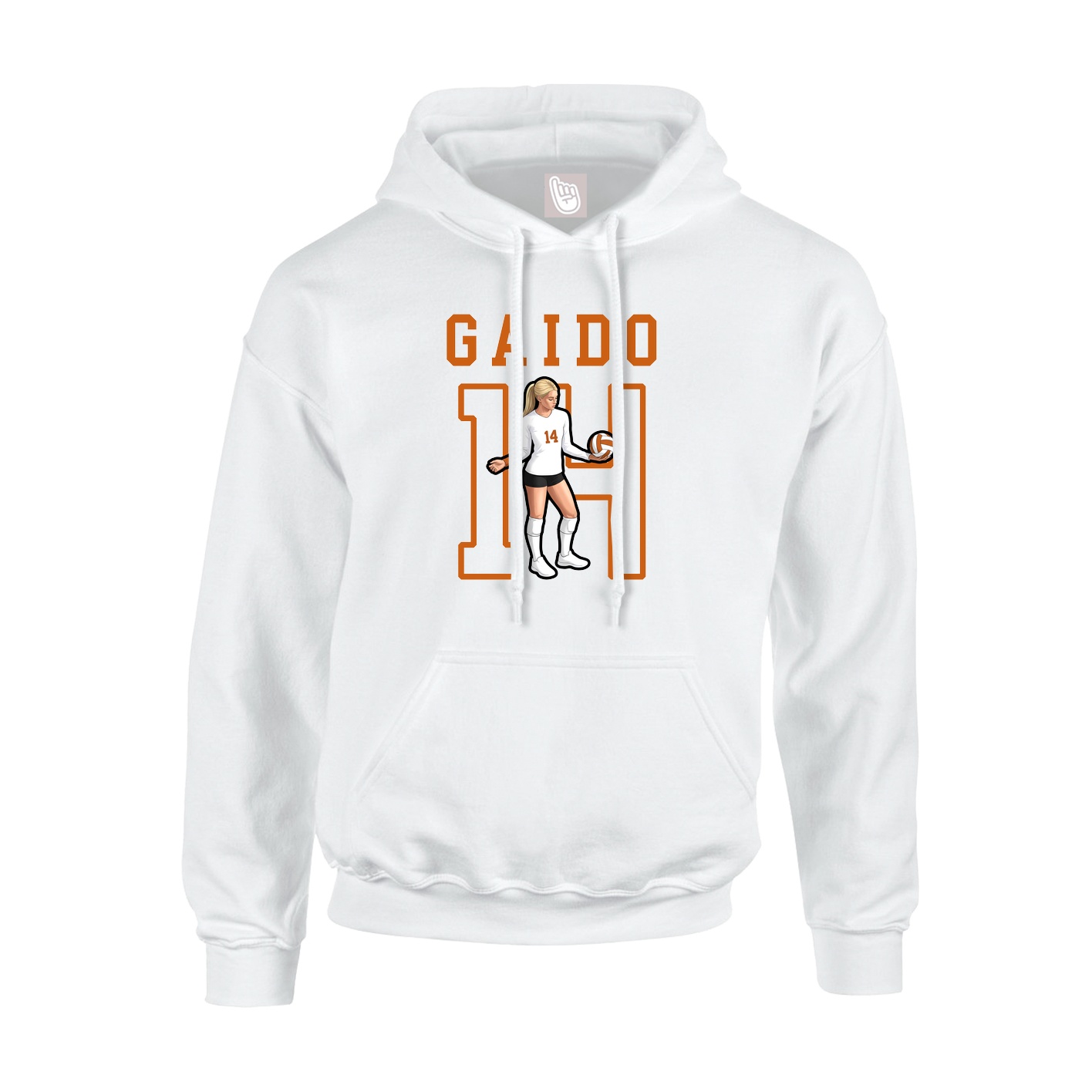 Hoodie — Shirsey in White