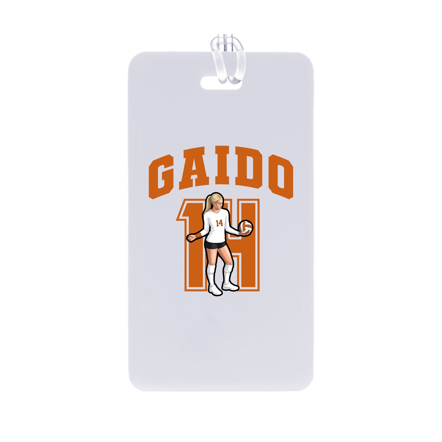 Bag Tag — Number in Classic
