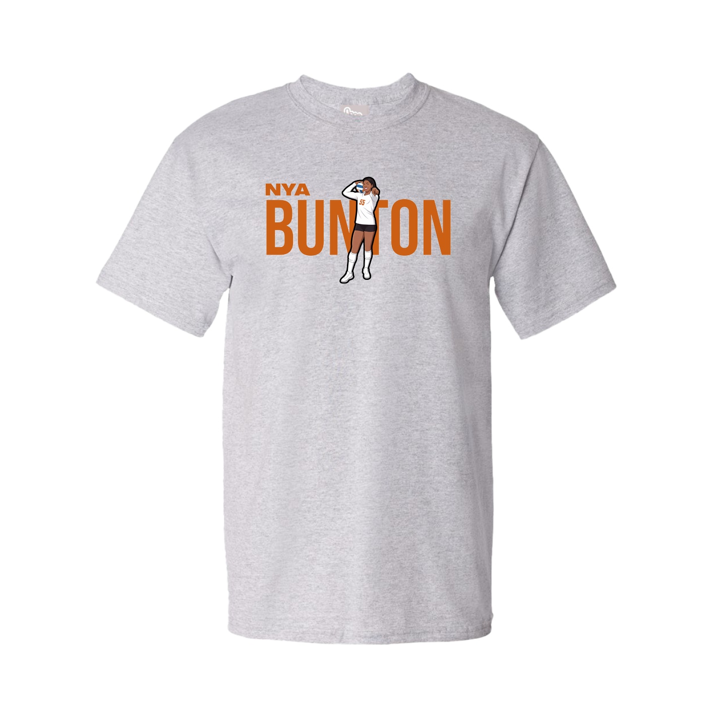 Youth Tee — Player Name in Grey