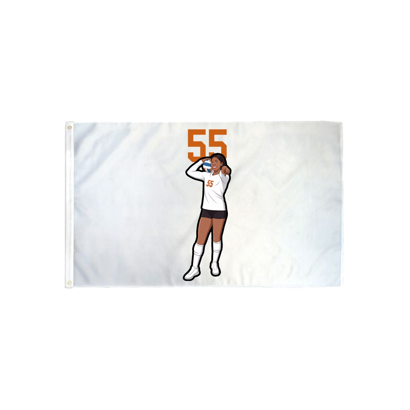 3x5 Flag — Number Top in Classic