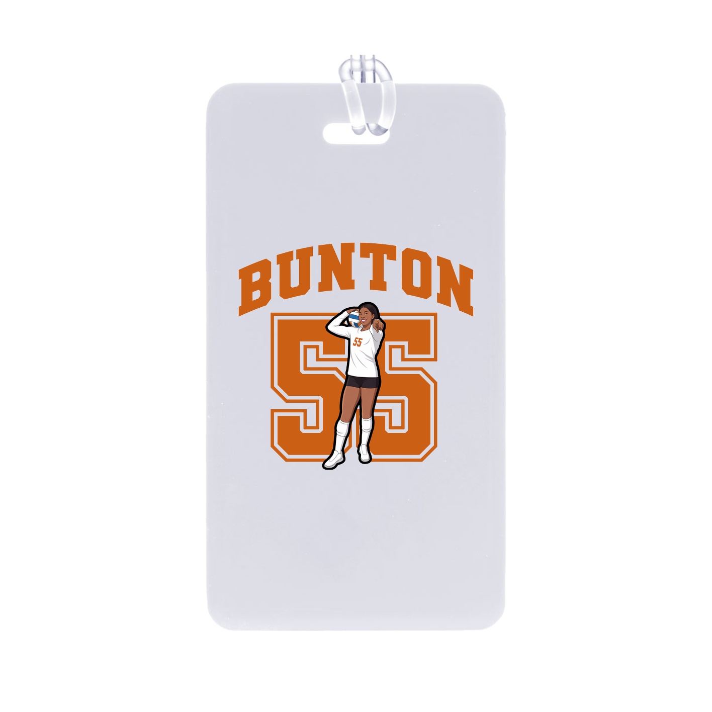 Bag Tag — Number in Classic