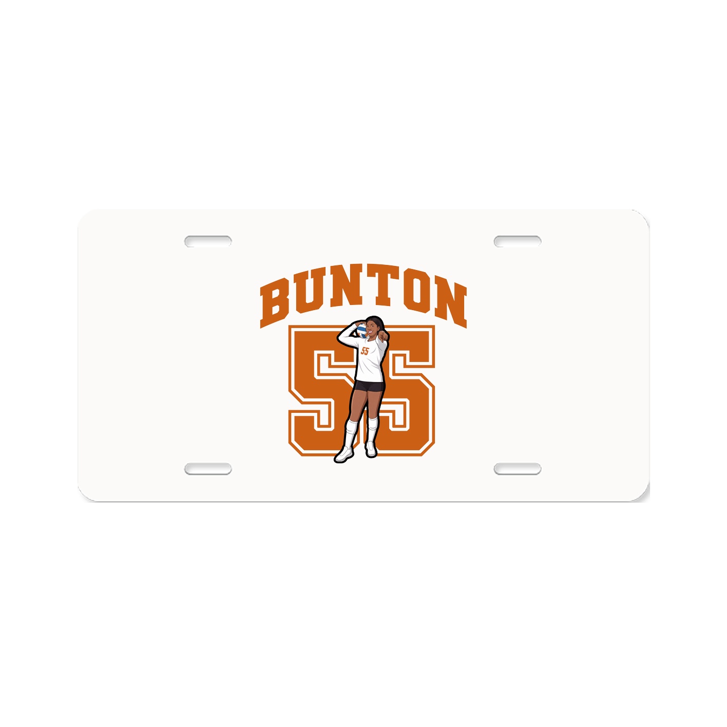 License Plate — Number in Classic