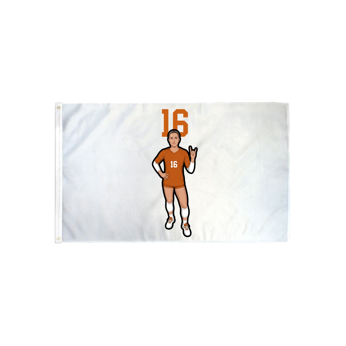 3x5 Flag — Number Top in Classic