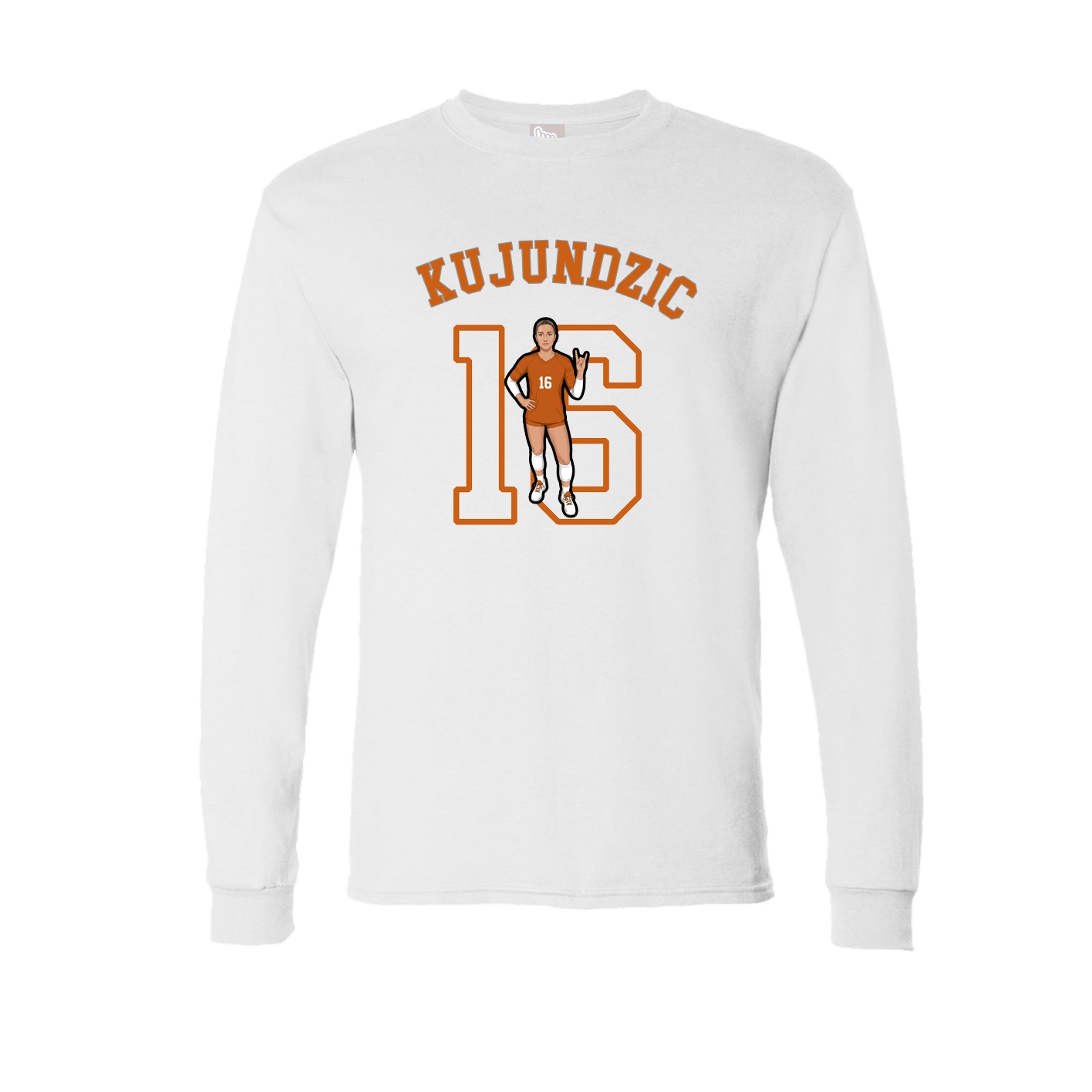 Long Sleeve Tee — Shirsey Arch in White