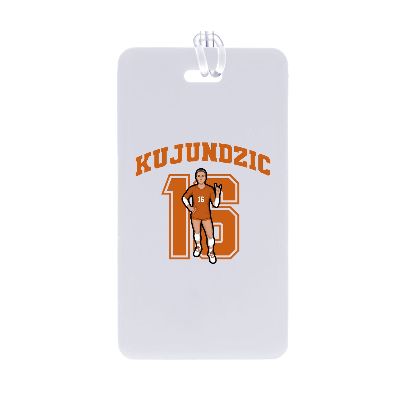 Bag Tag — Number in Classic
