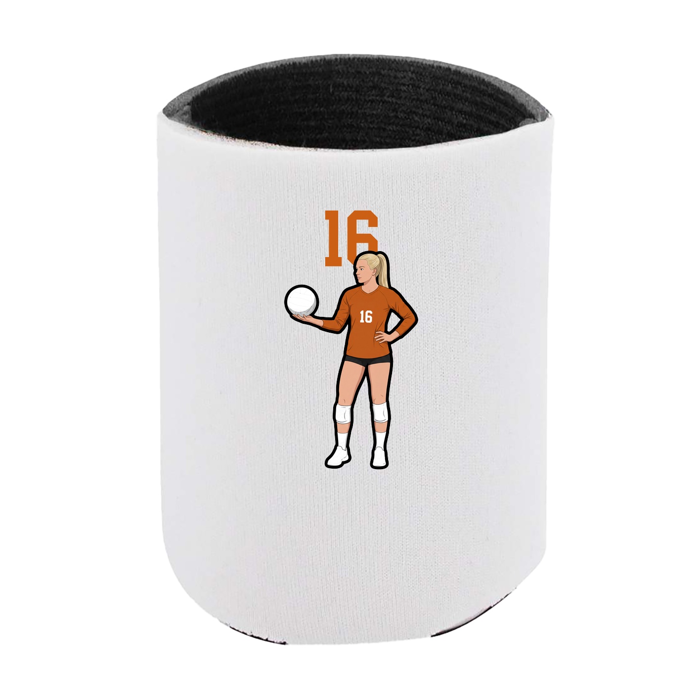 Can Holder — Number Top in White