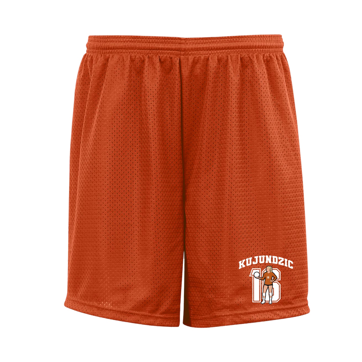 Shorts — Number in Orange