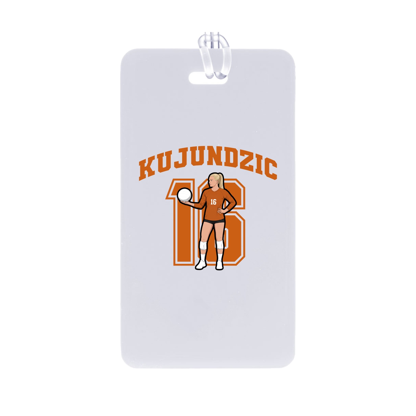 Bag Tag — Number in Classic