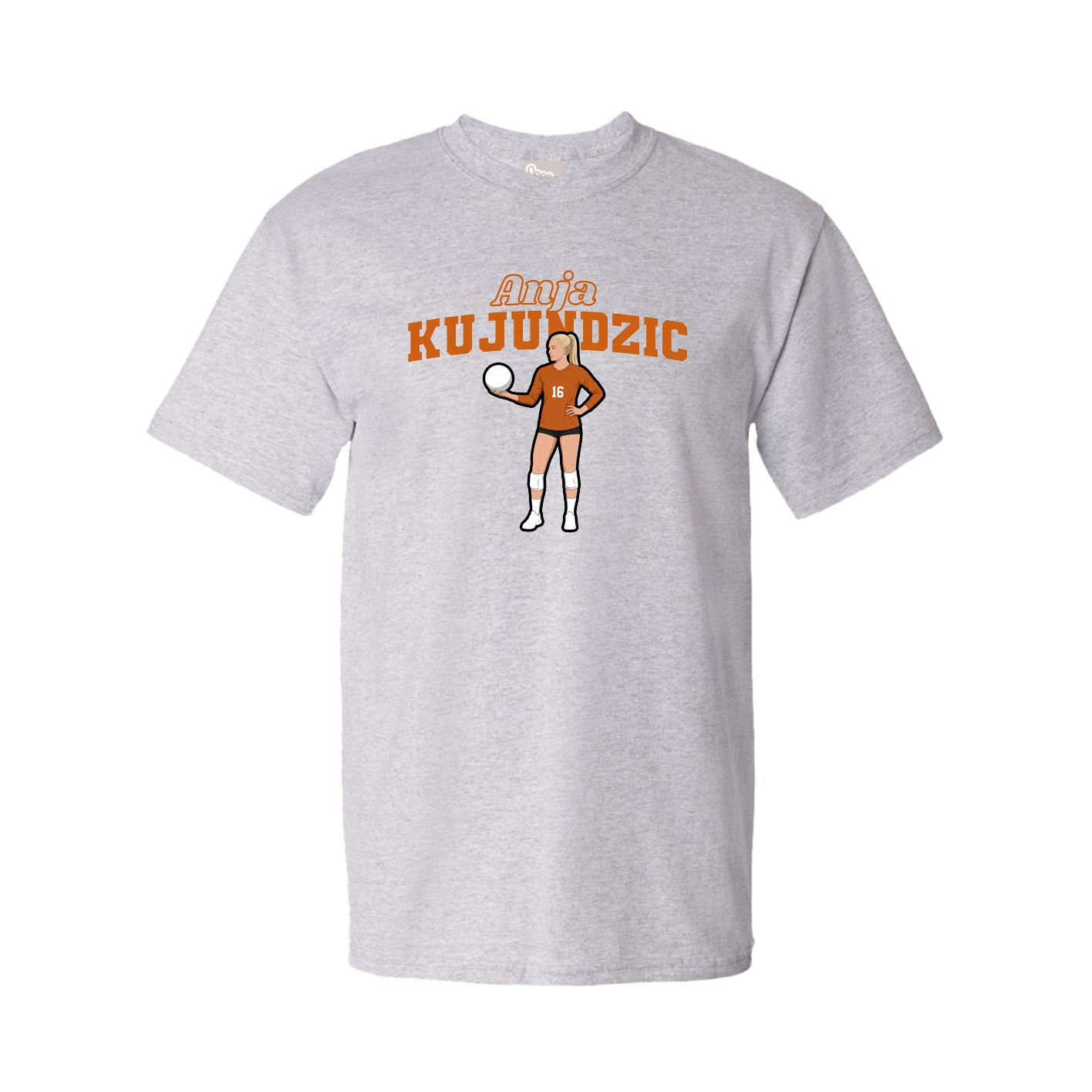 Youth Tee — Name Arch in Grey
