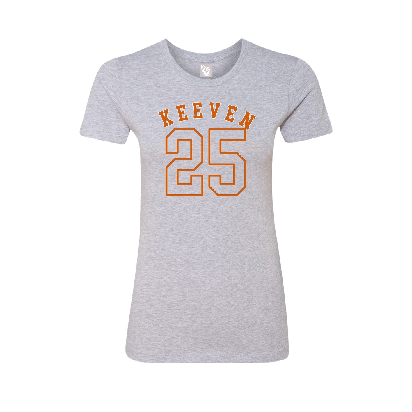 Fitted Women's Tee — Shirsey Arch in Grey