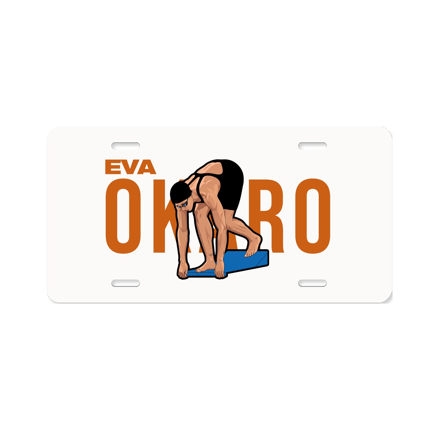 License Plate — Player Name in Classic