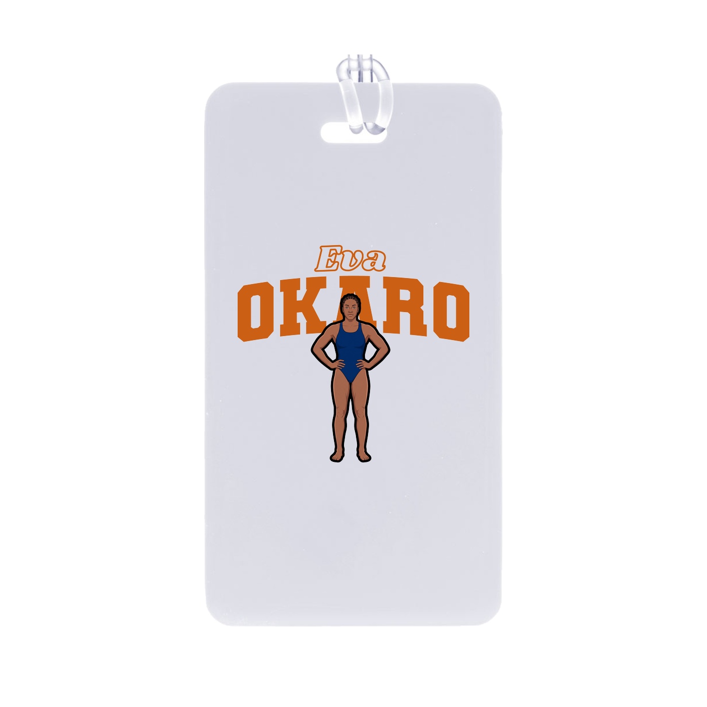 Bag Tag — Name Arch in Classic