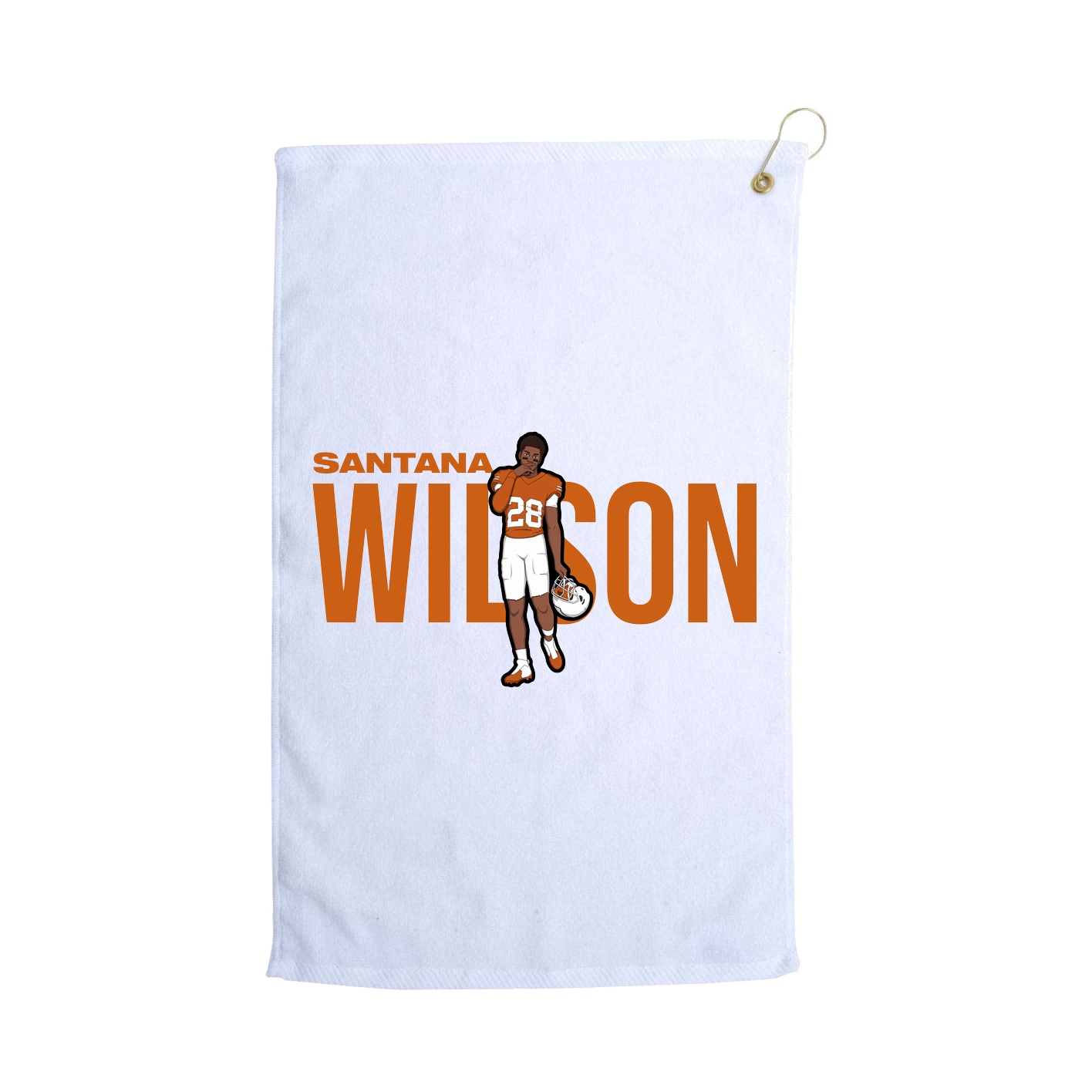 Golf Towel — Player Name in White