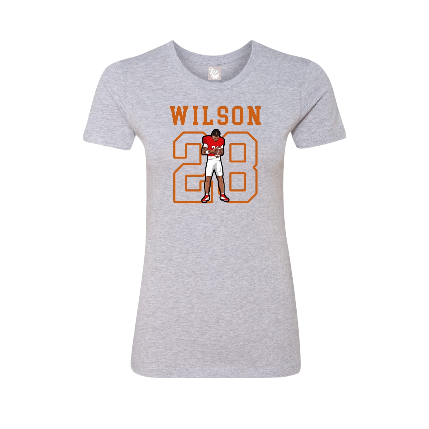 Fitted Women's Tee — Shirsey in Grey