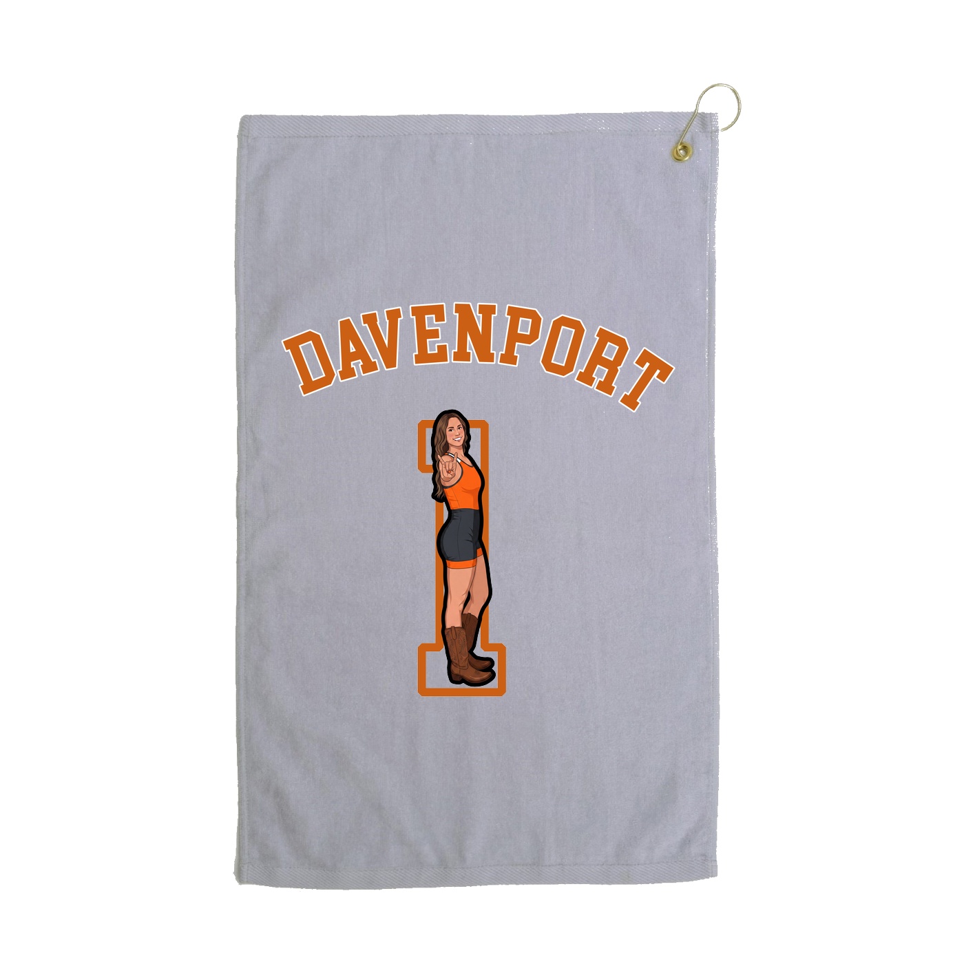 Golf Towel — Shirsey Arch in Grey