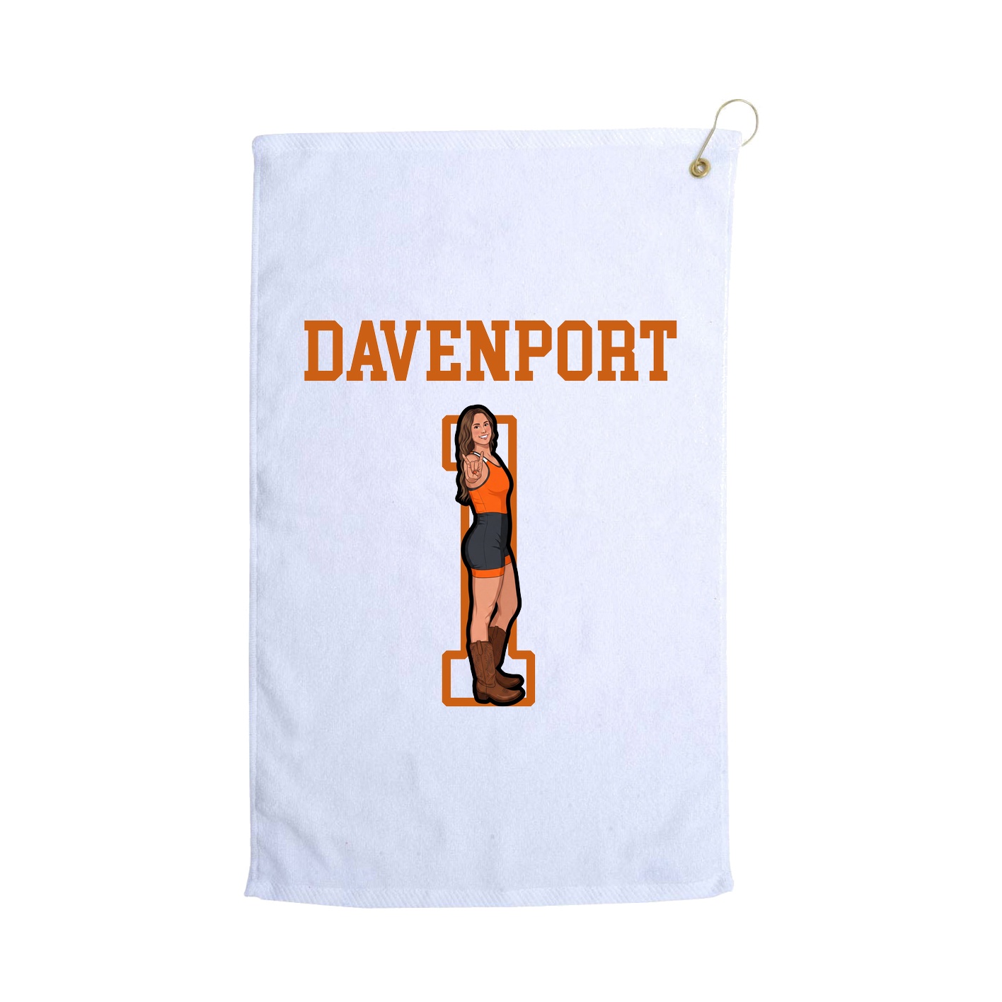 Golf Towel — Shirsey in White