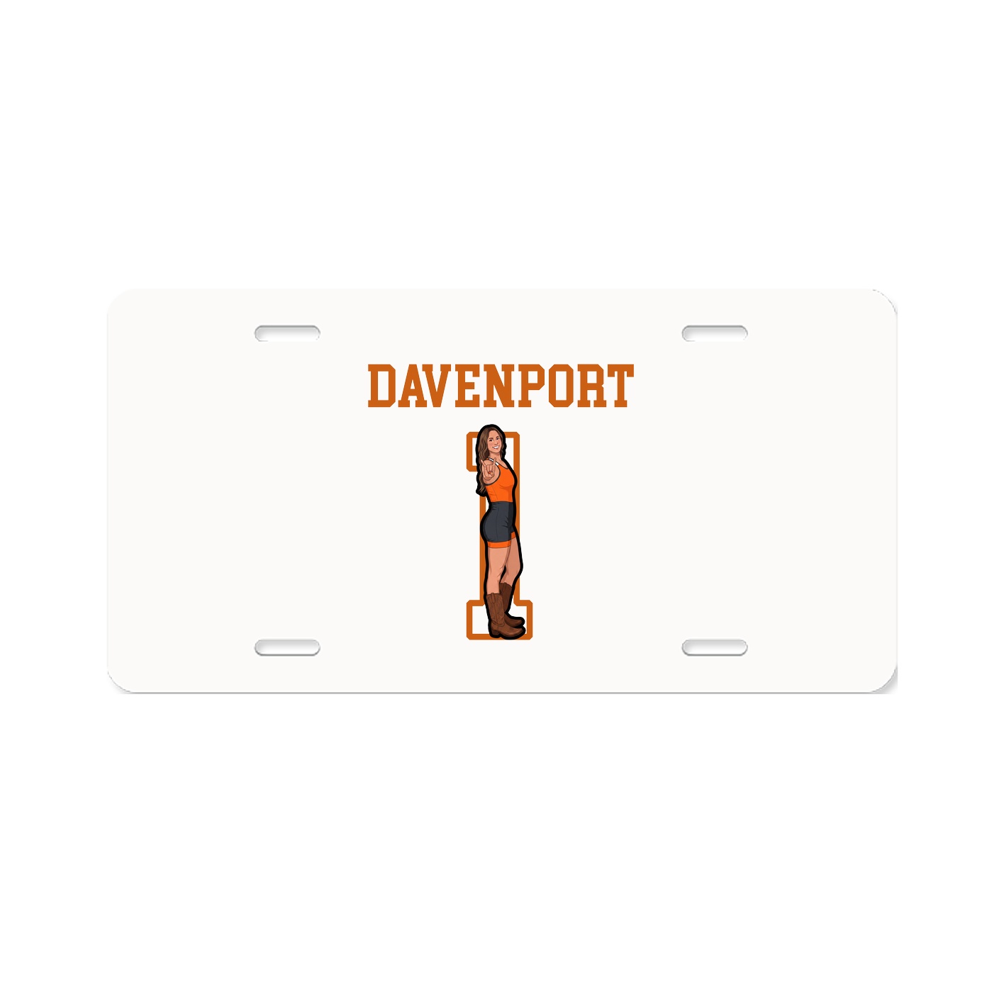 License Plate — Shirsey in Classic
