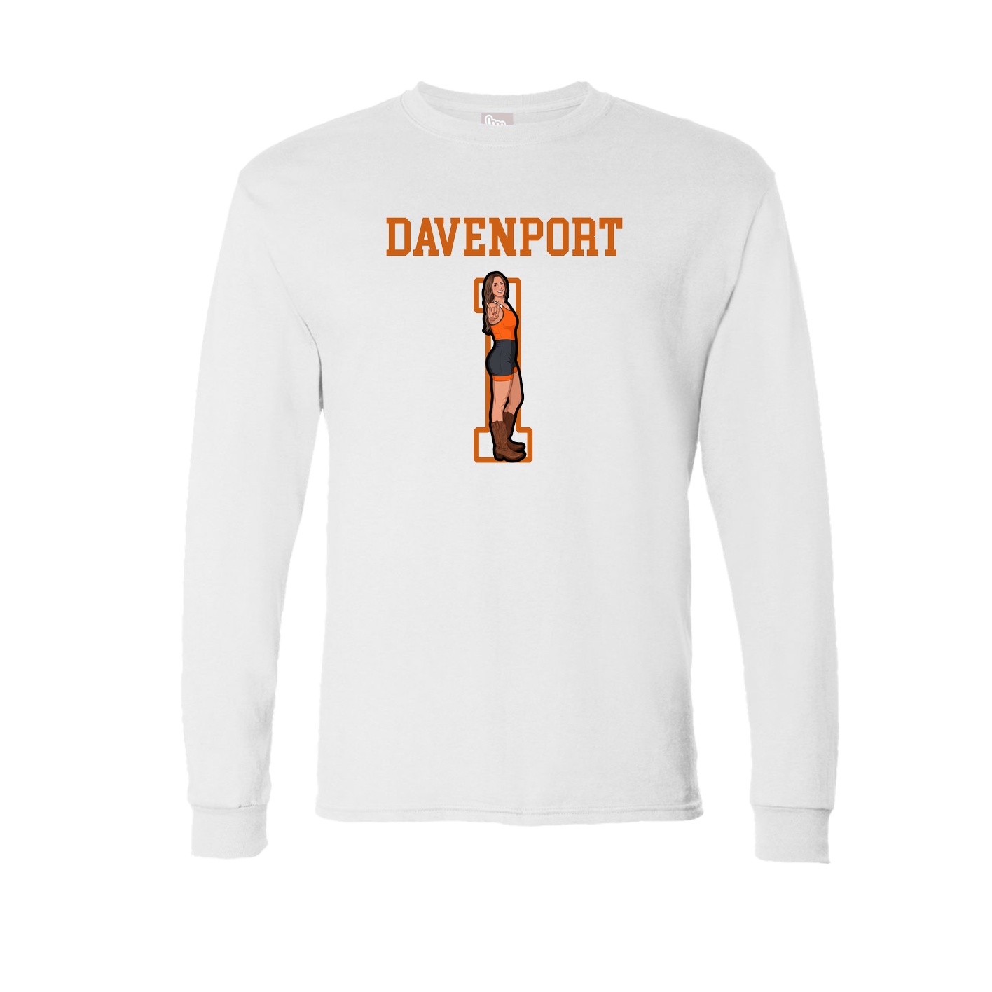 Long Sleeve Tee — Shirsey in White