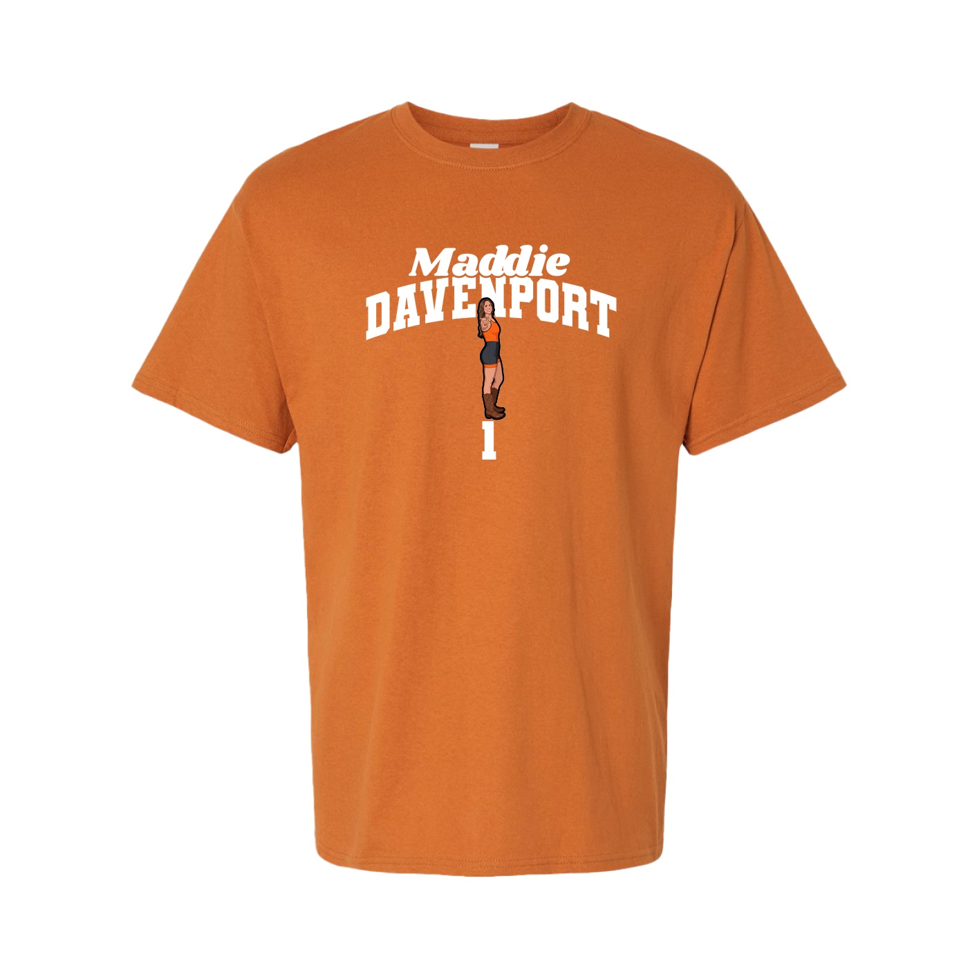 Tee — Signature Arch in Orange