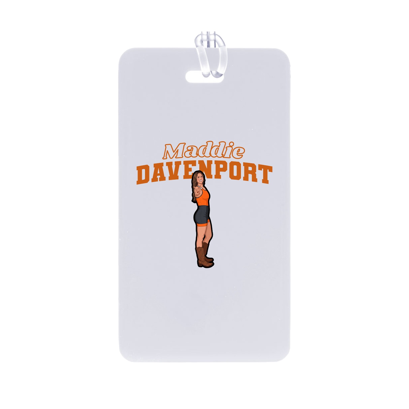 Bag Tag — Name Arch in Classic