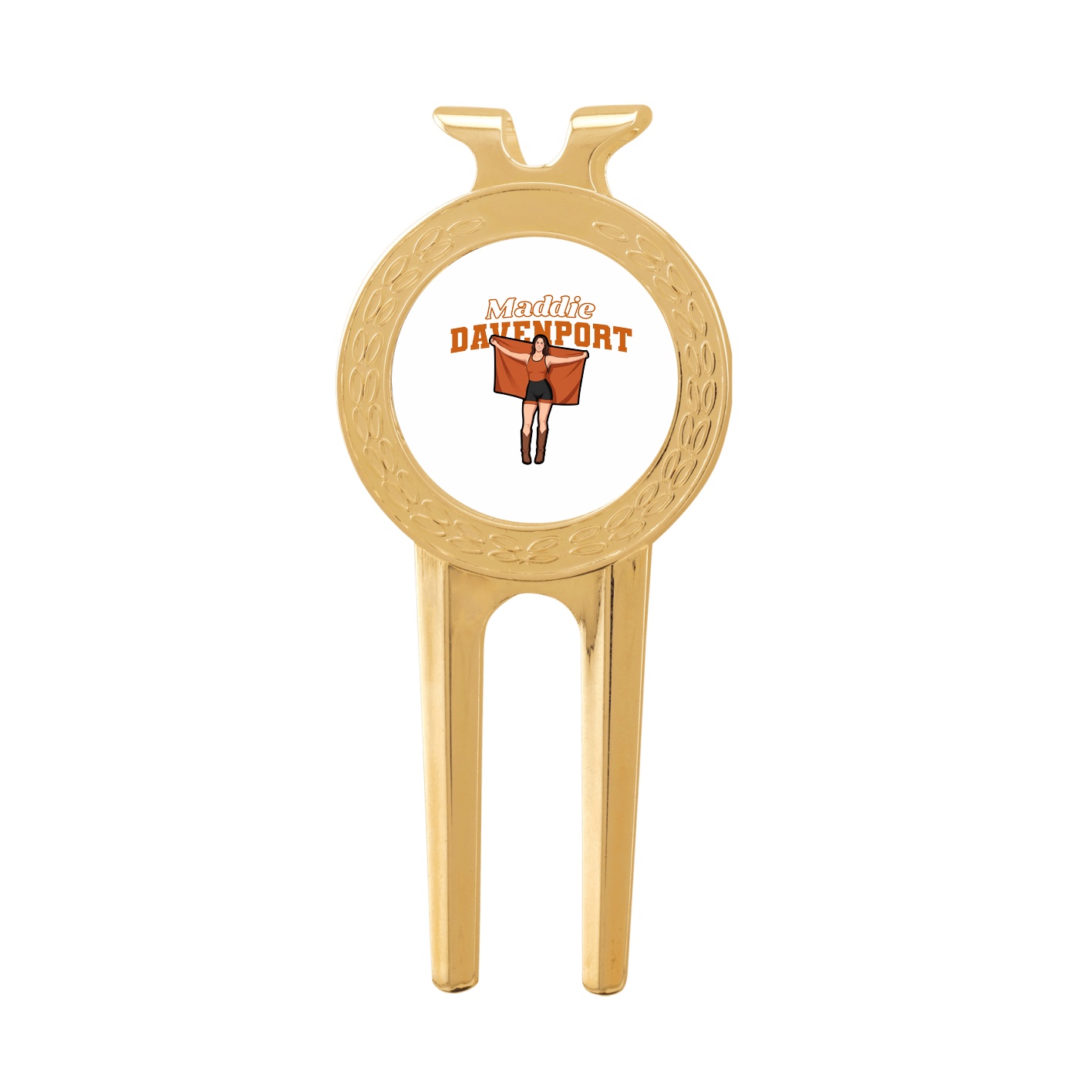 Divot Tool with Ball Marker — Name Arch in Classic