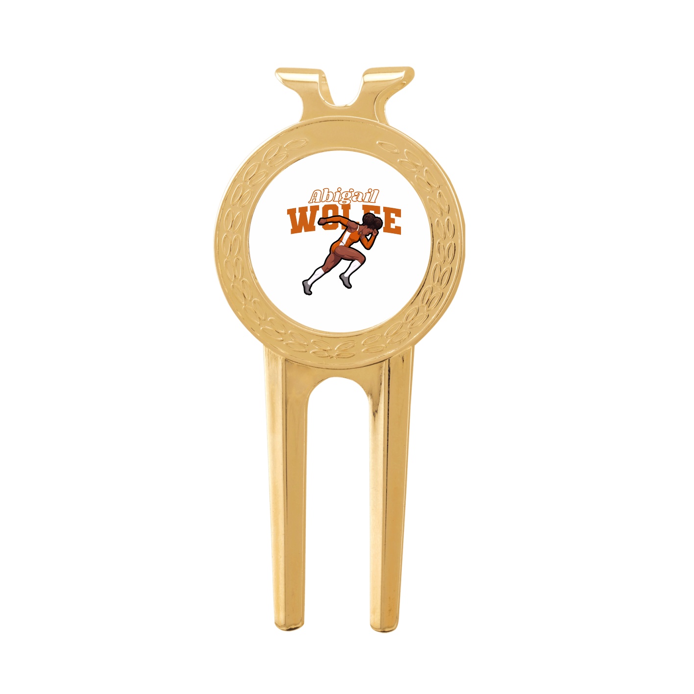 Divot Tool with Ball Marker — Name Arch in Classic