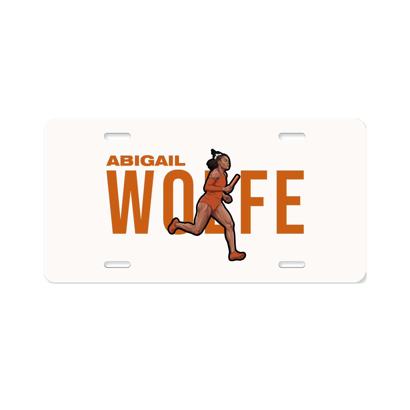 License Plate — Player Name in Classic