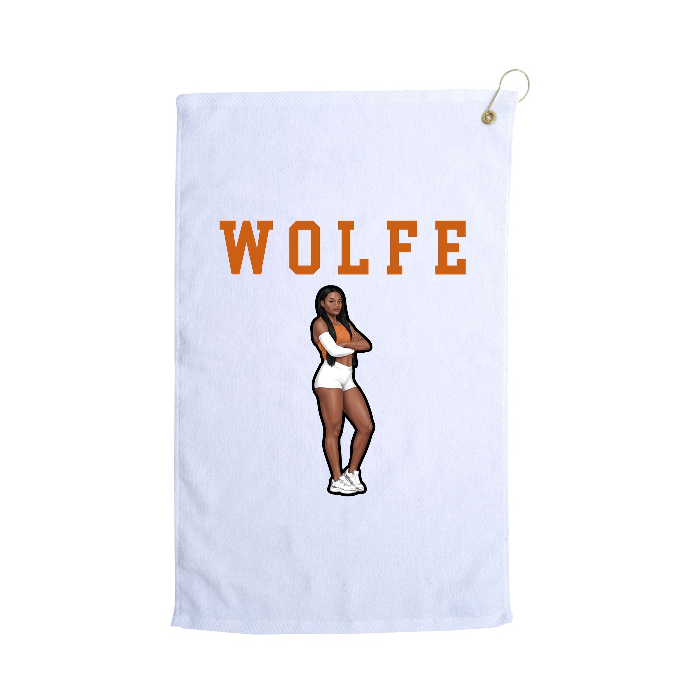 Golf Towel — Shirsey in White