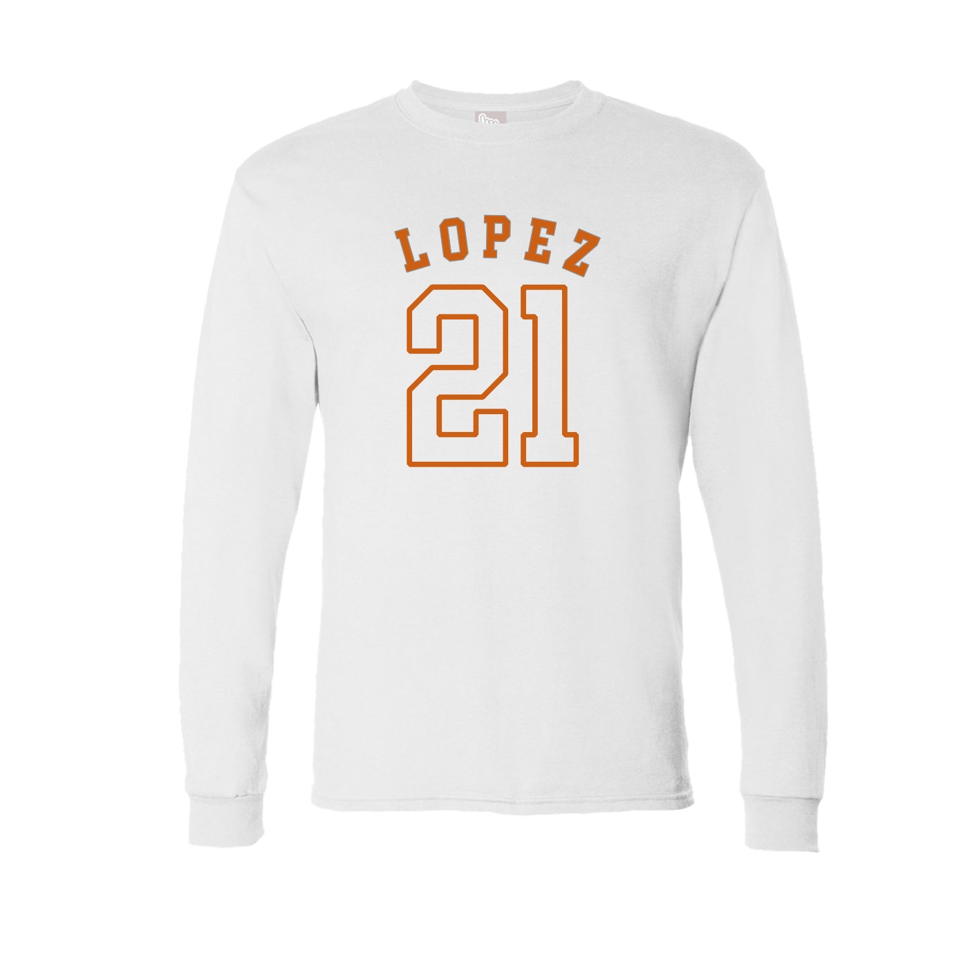 Long Sleeve Tee — Shirsey Arch in White