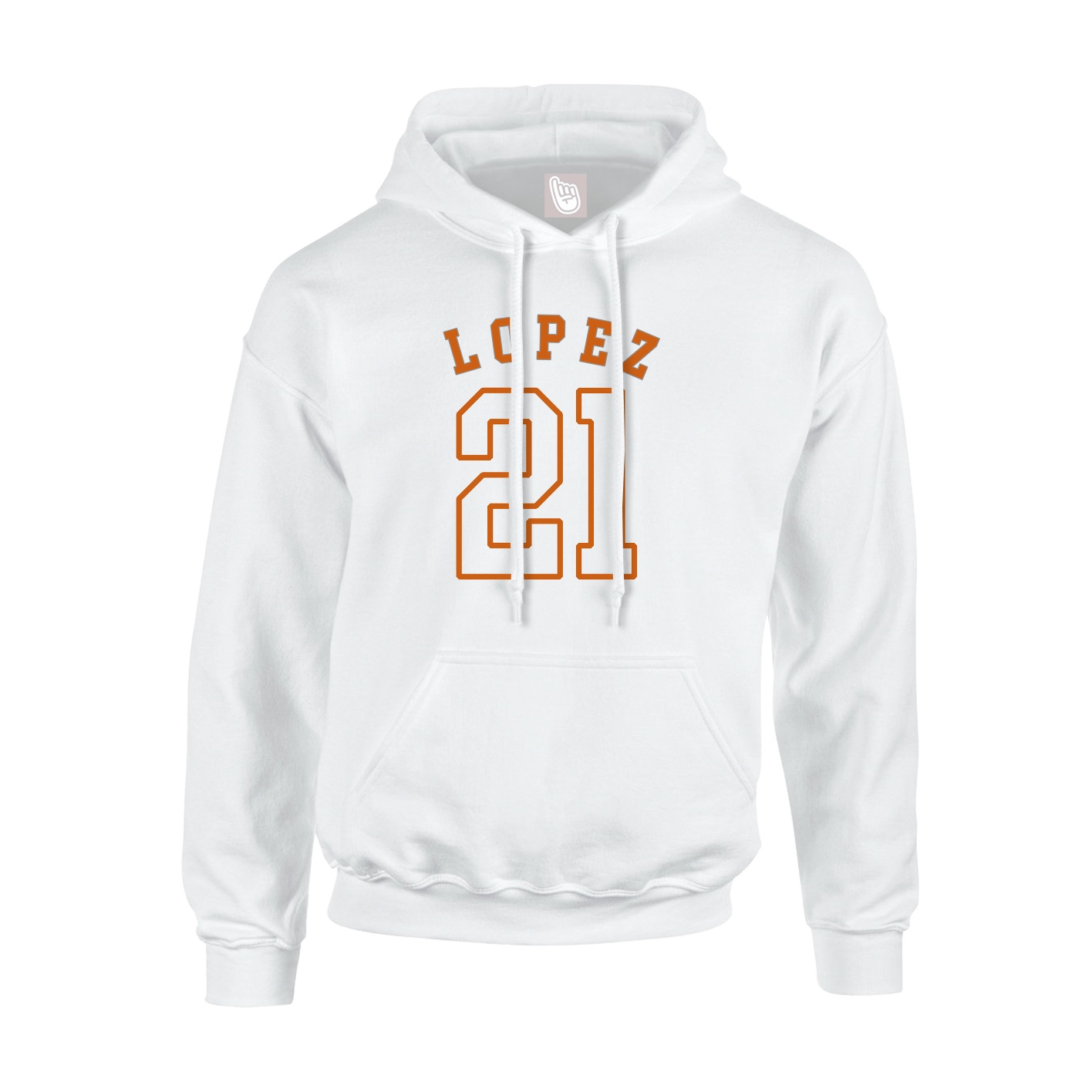 Hoodie — Shirsey Arch in White