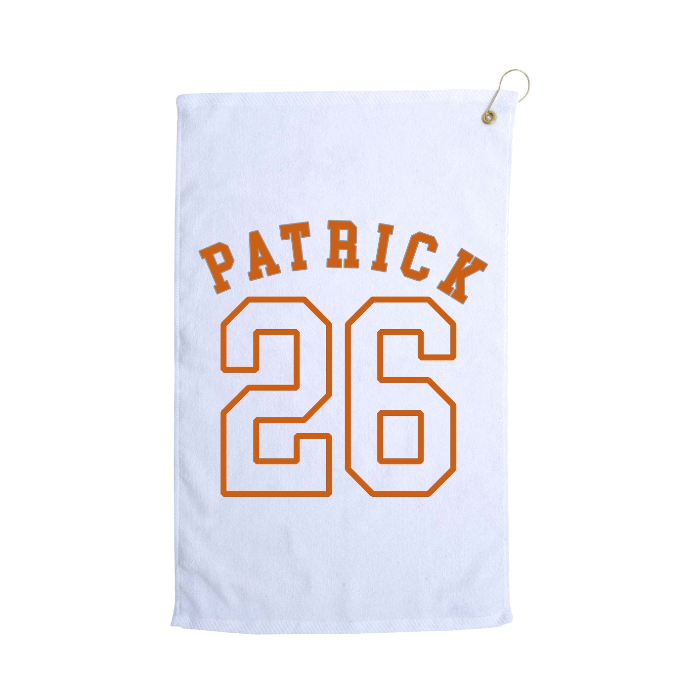Golf Towel — Shirsey Arch in White