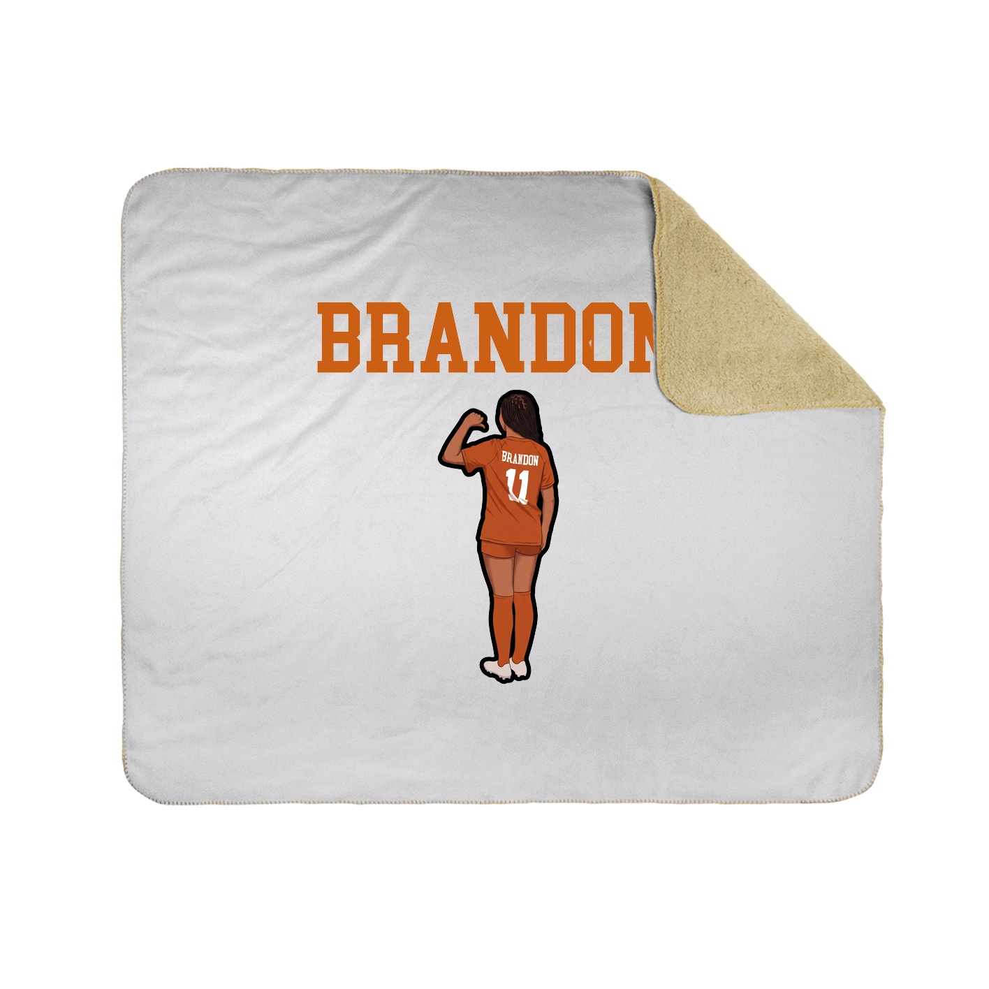 Throw Blanket — Shirsey in White