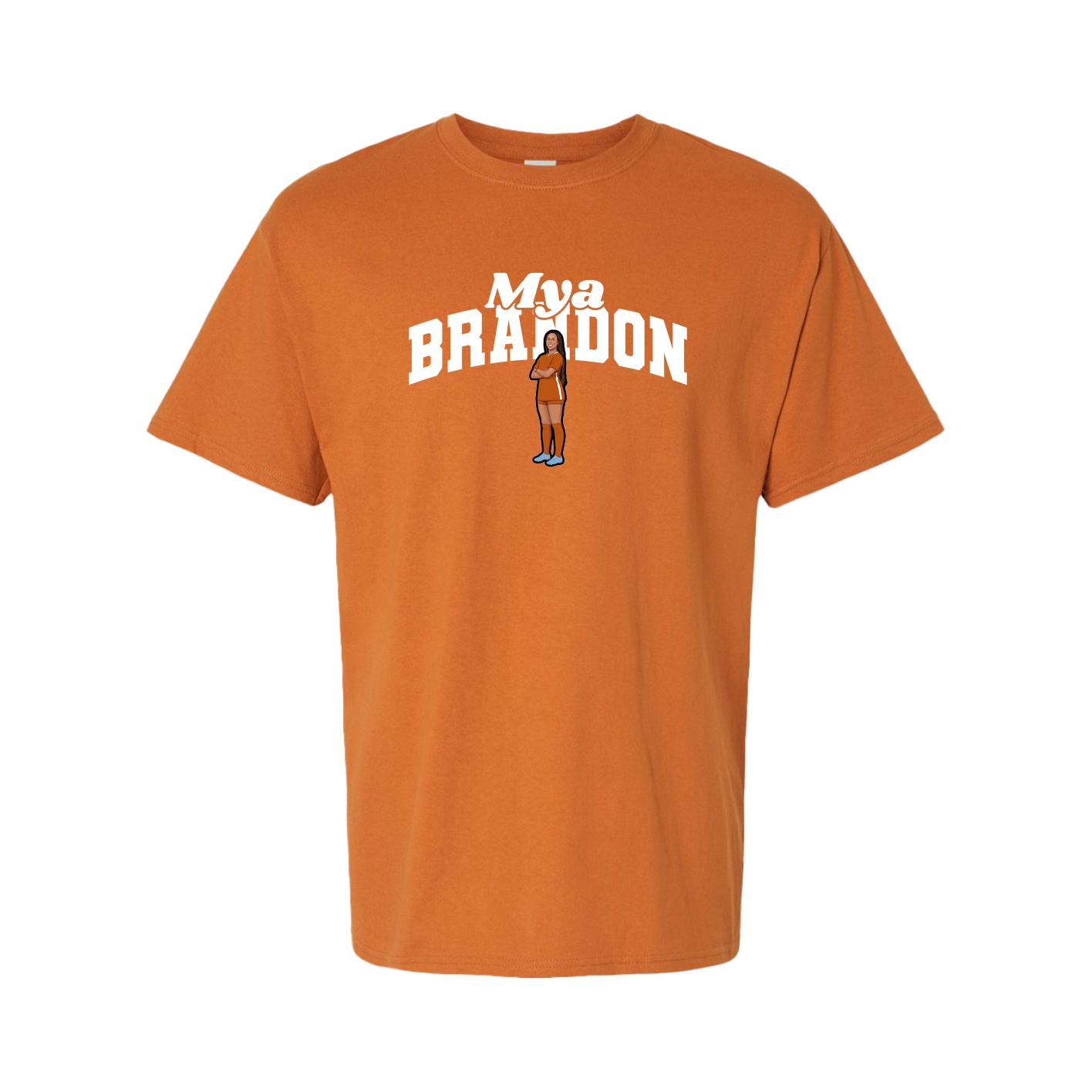 Tee — Signature Arch in Orange