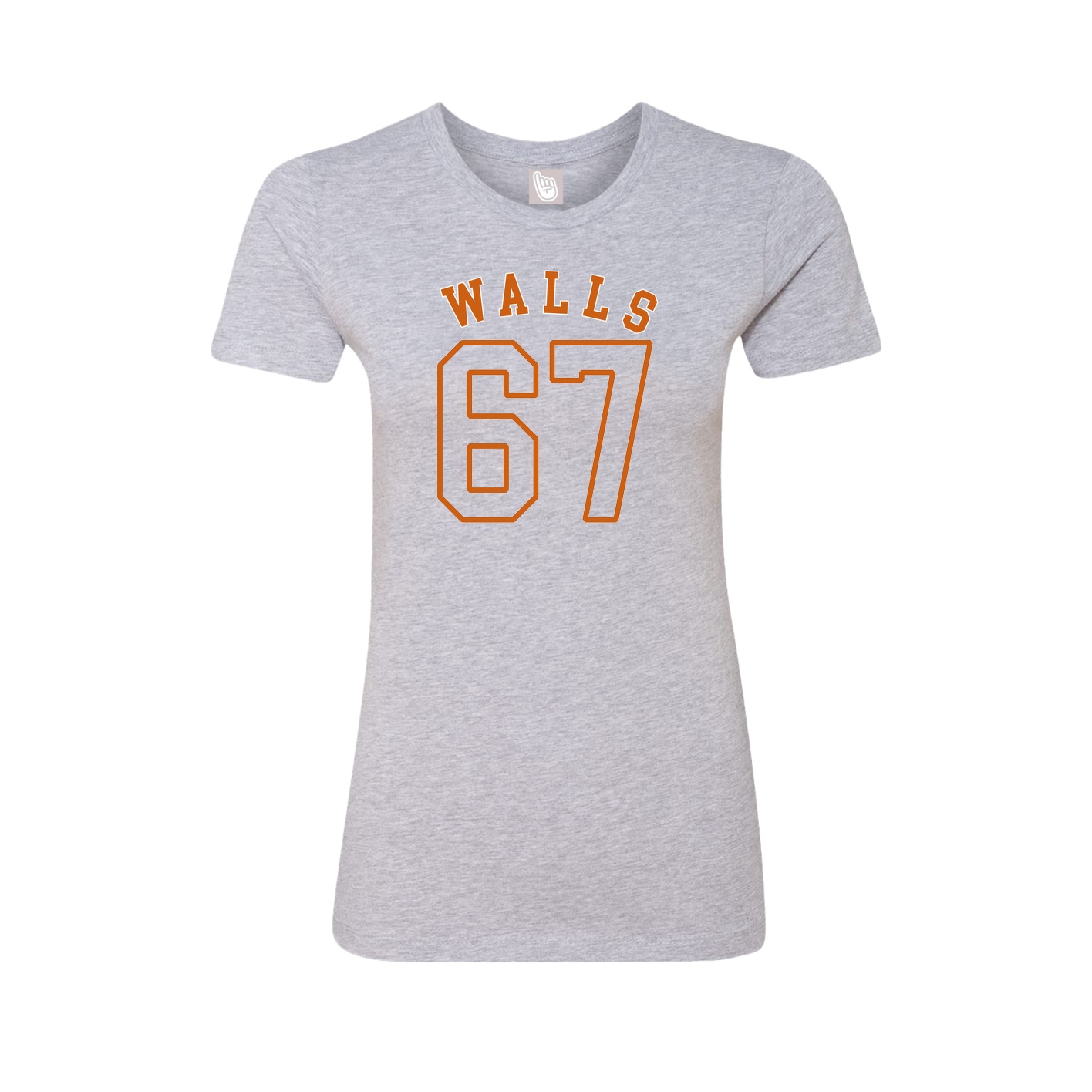 Fitted Women's Tee — Shirsey Arch in Grey