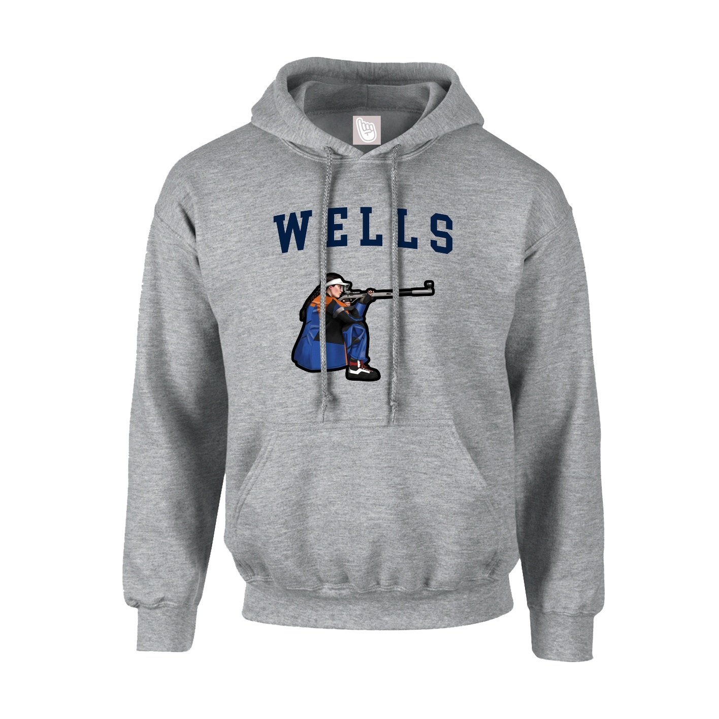 Hoodie — Shirsey in Grey