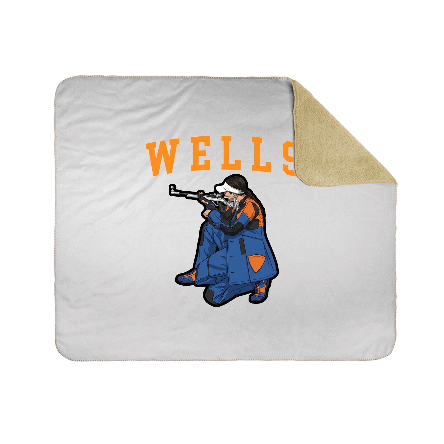 Throw Blanket — Shirsey in White