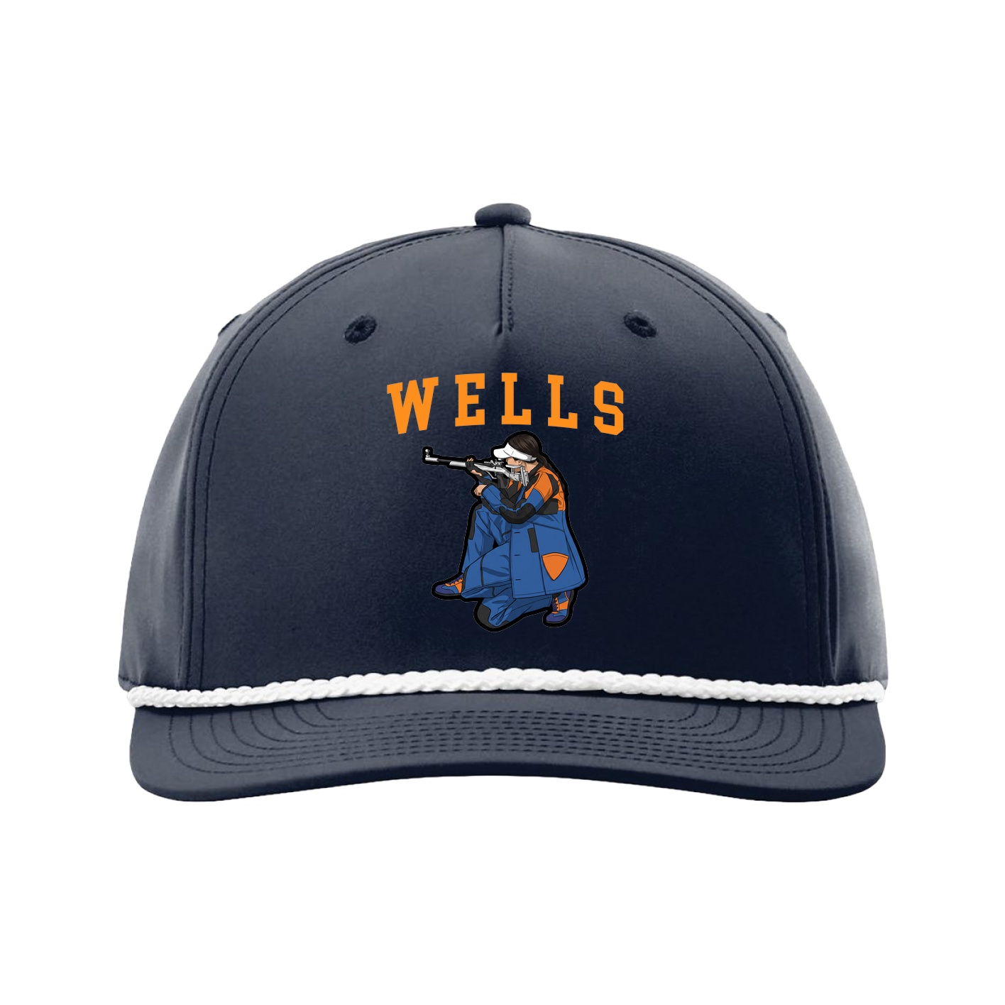 Five-Panel Classic Rope Cap — Shirsey in Navy