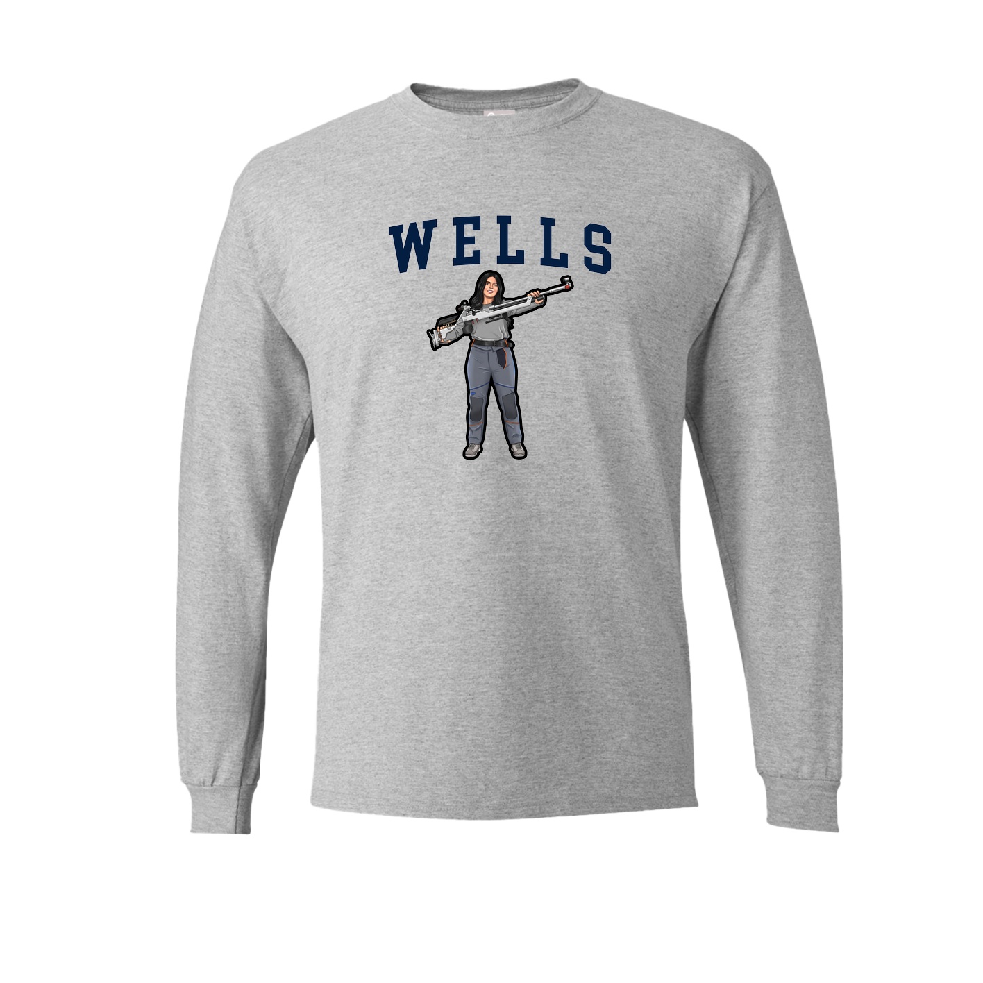 Long Sleeve Tee — Shirsey in Grey