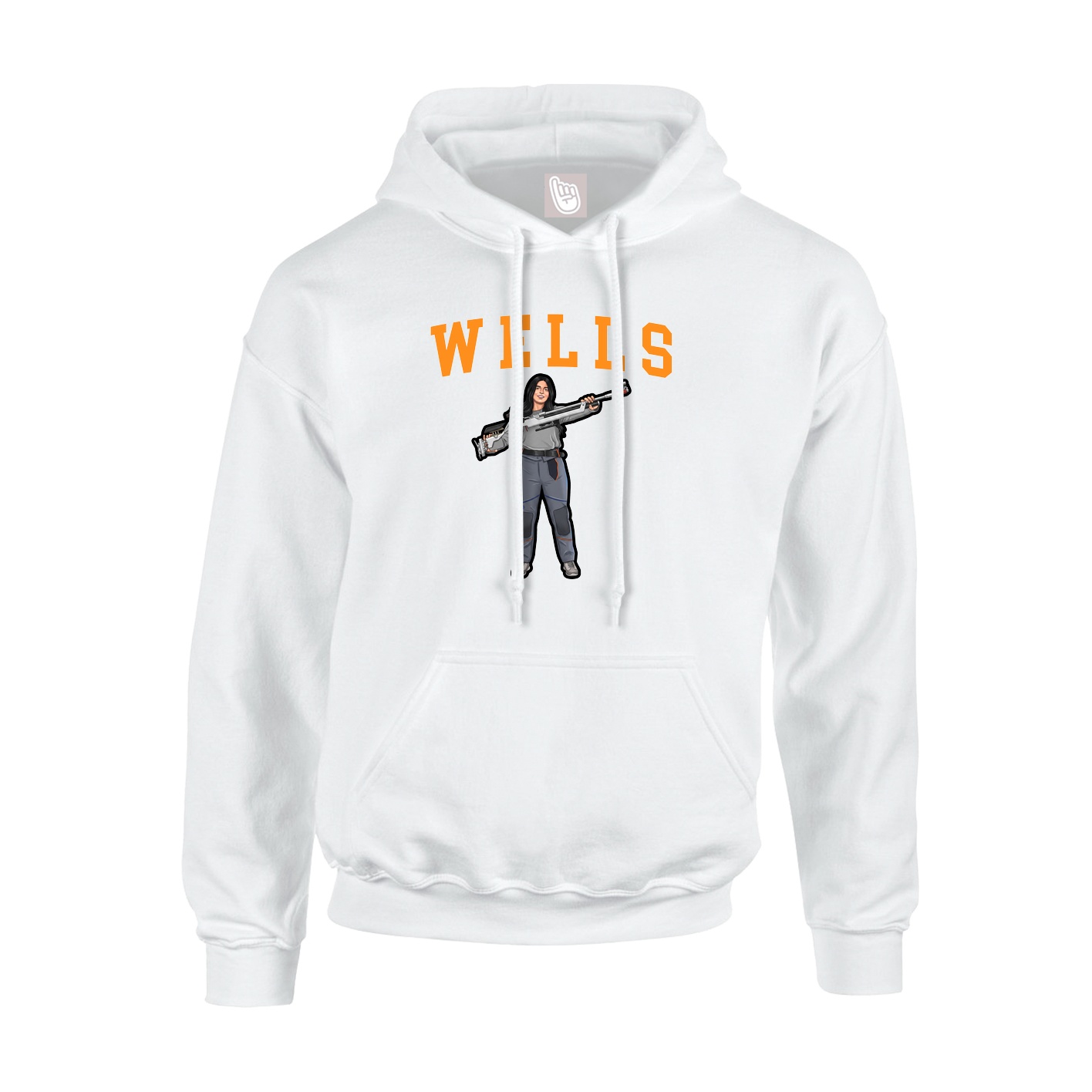 Hoodie — Shirsey in White