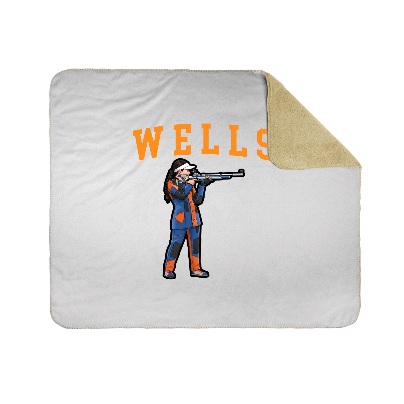 Throw Blanket — Shirsey in White