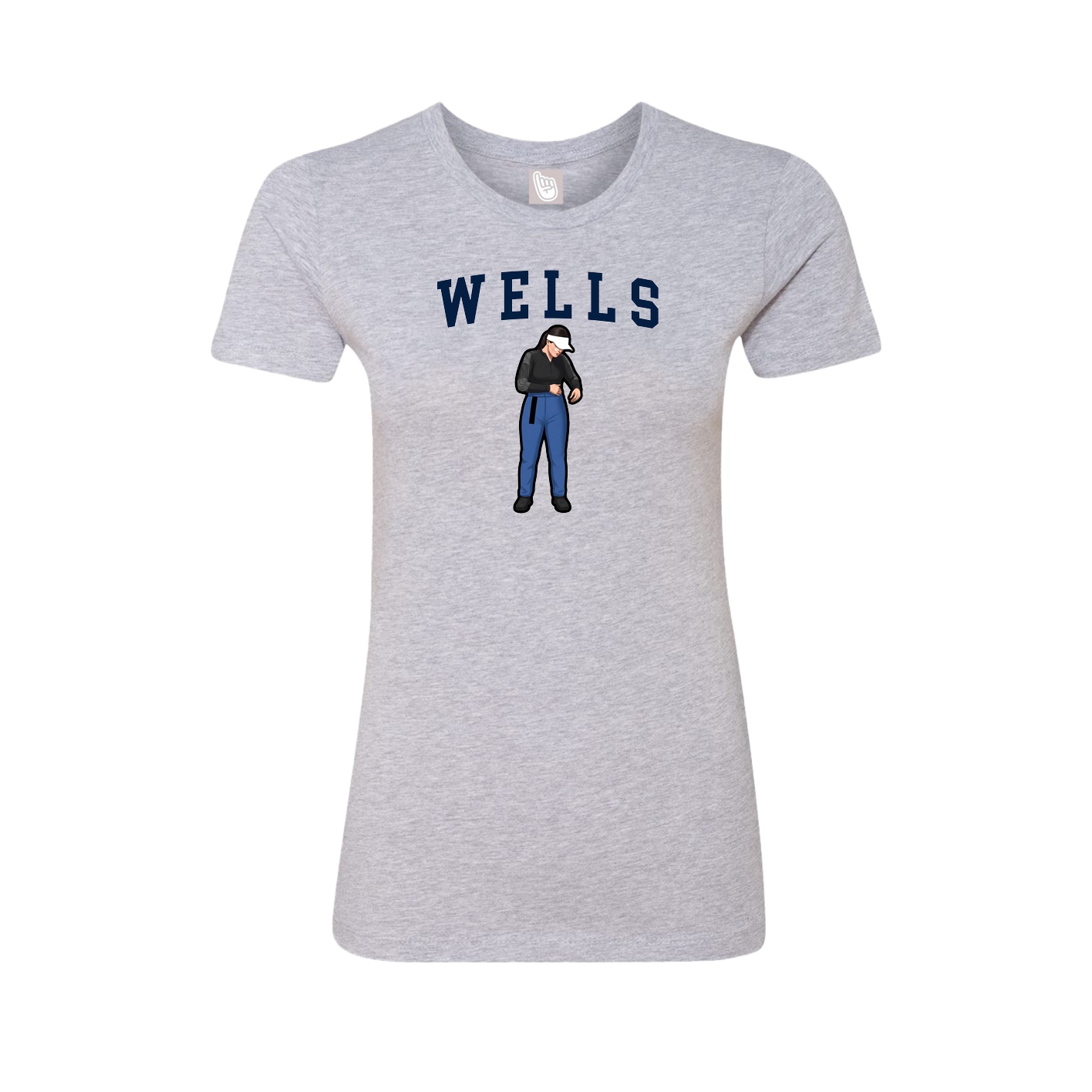Fitted Women's Tee — Shirsey in Grey