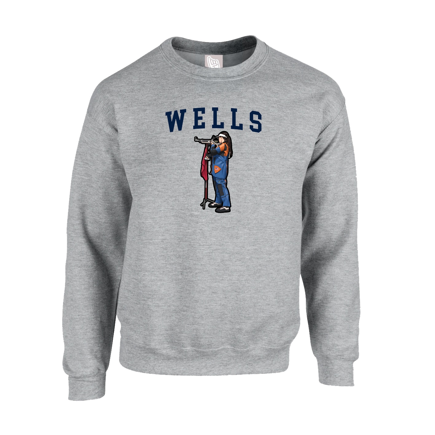 Fleece Crew — Shirsey in Grey