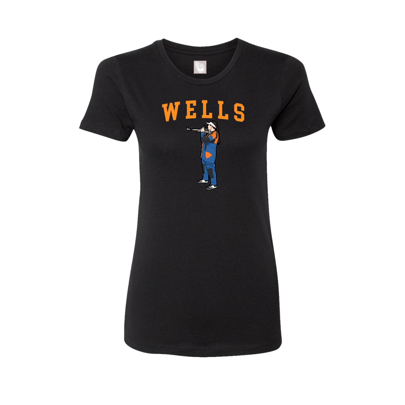 Fitted Women's Tee — Shirsey in Black