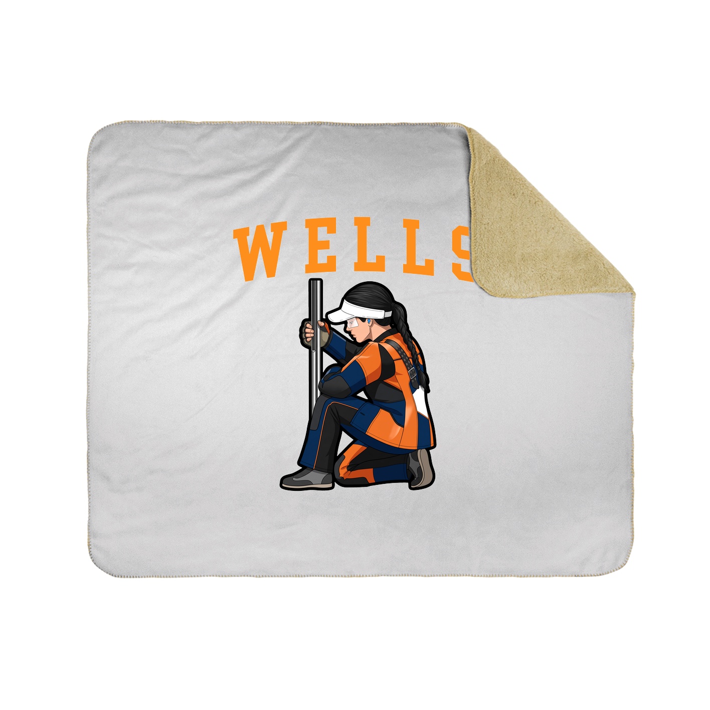 Throw Blanket — Shirsey in White