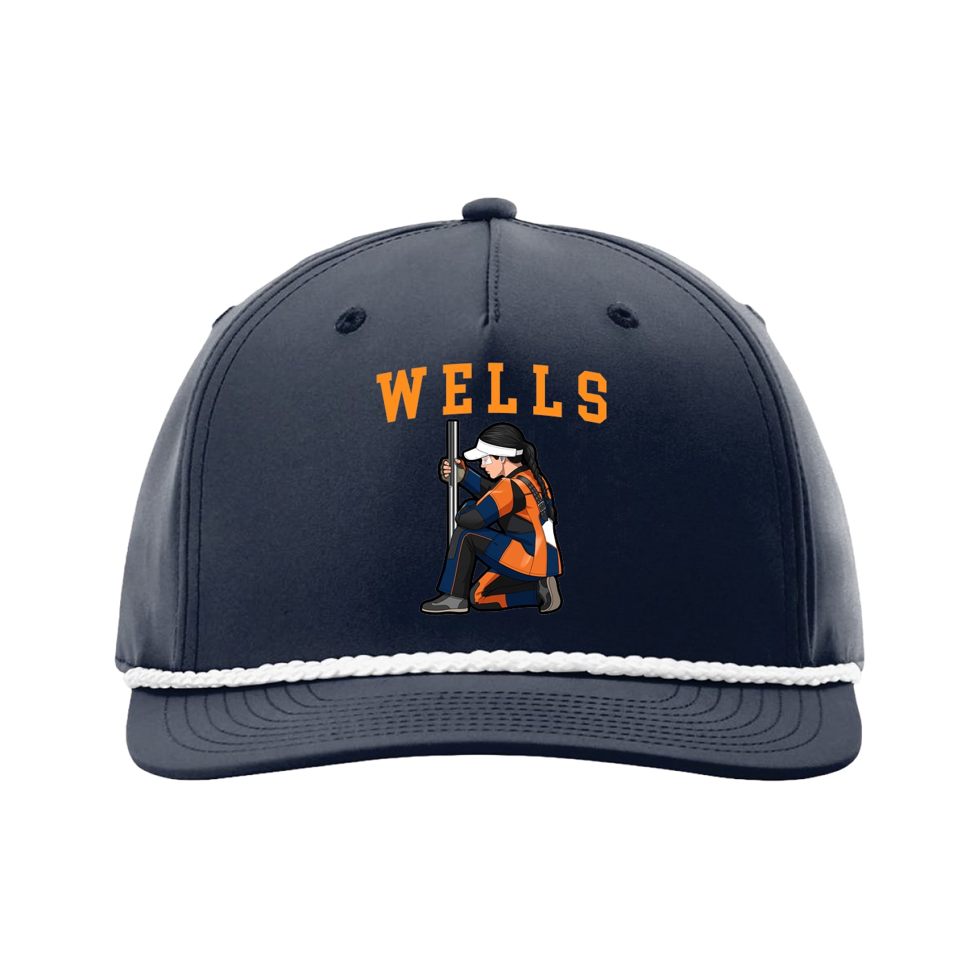 Five-Panel Classic Rope Cap — Shirsey in Navy