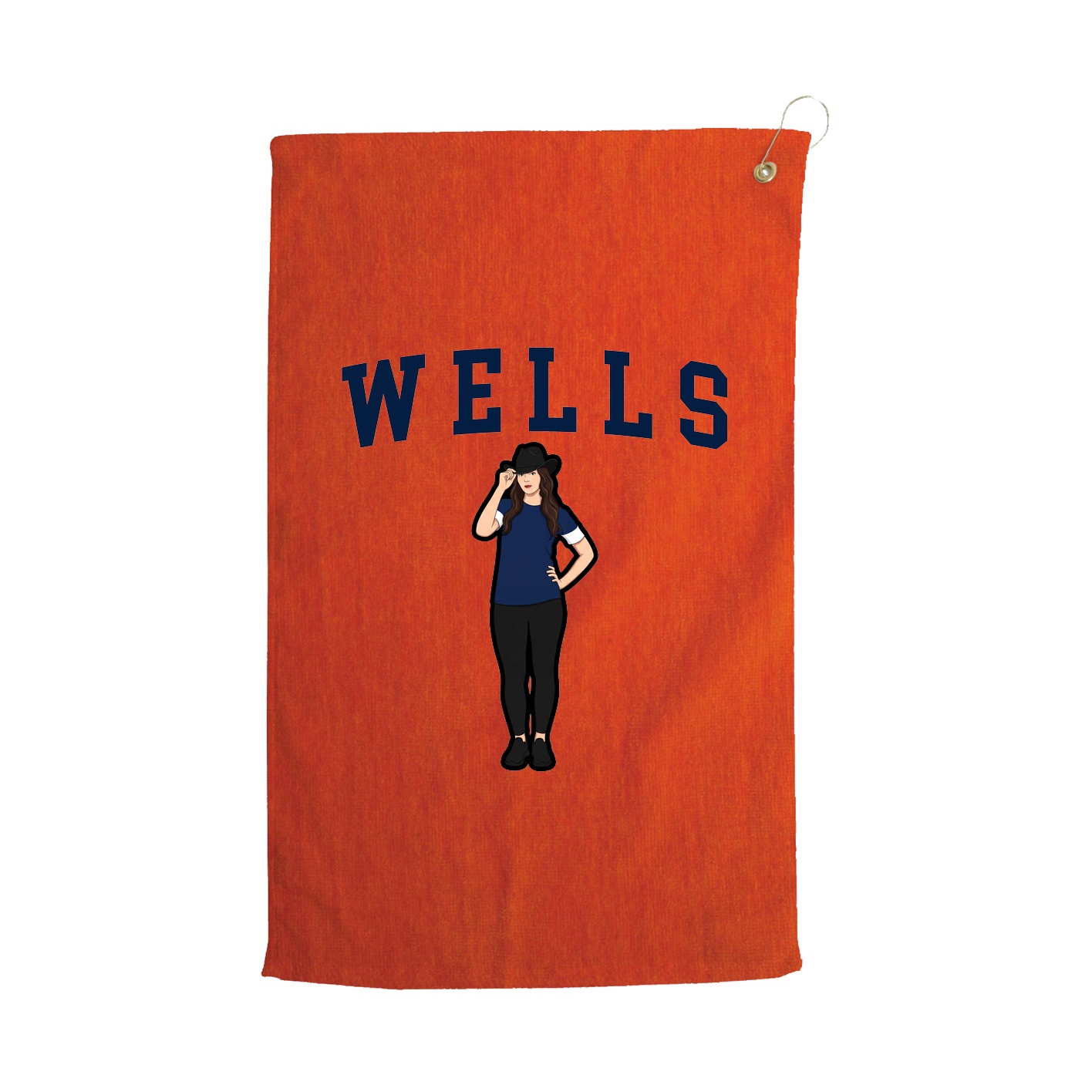 Golf Towel — Shirsey in Orange