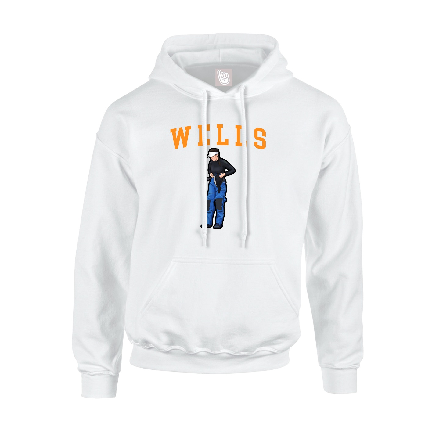 Hoodie — Shirsey in White