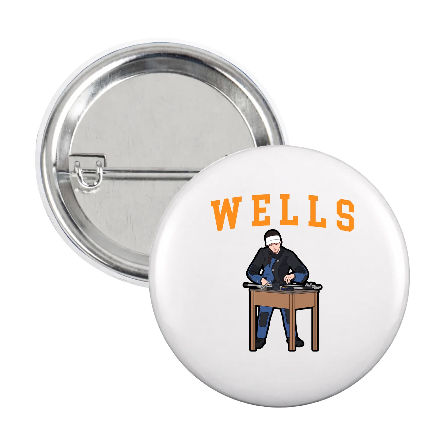 Game Day Button — Shirsey in White